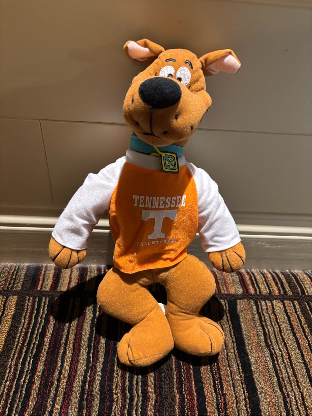 Plush Scooby Doo Toy in Tennessee volunteers Shirt